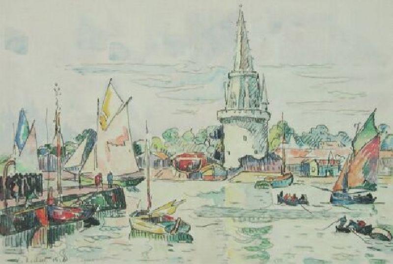 Paul Signac La Rochelle Hafenansicht France oil painting art